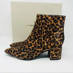 Marc Fisher Jarlily Leopard Cheetah Print Ankle Boots